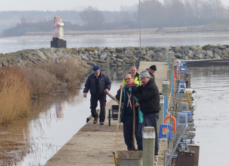 Hochwasser Januar 2017 : Arbeitseinsatz